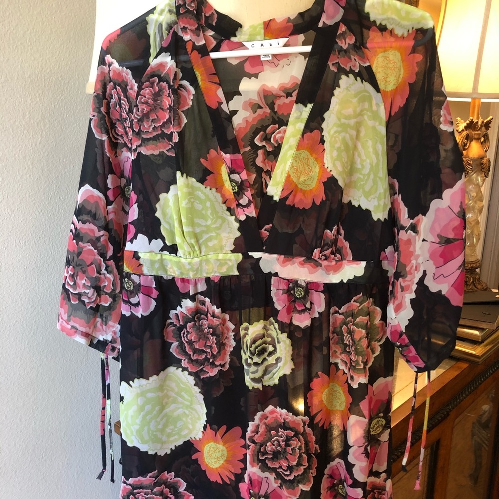 Cabi floral tunic